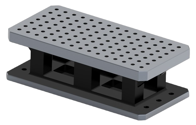 Riser Table Grid Hole Cast Iron Riser Block