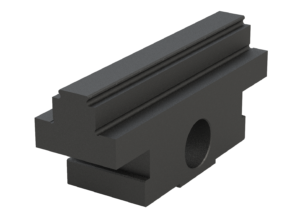 Floating jaw b124 with integrated gripp-row