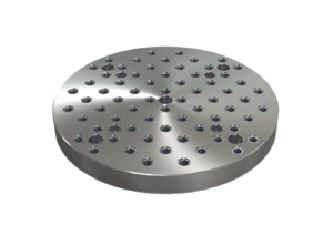 Round Base Plate – Grid Hole